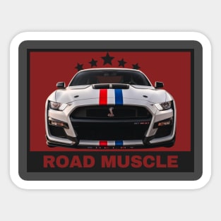 ROAD MUSCLE MUSTANG Sticker